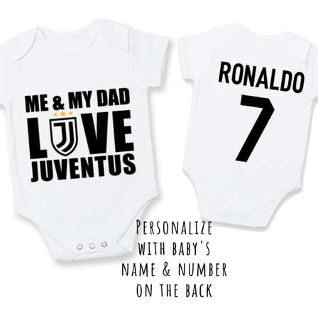 juventus baby romper