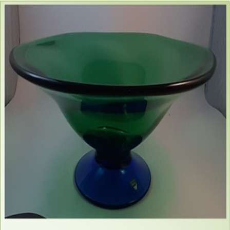 Bowls Dishes Vintage Orrefors Sweden Green And Blue Art Glass Bowl For Sale In Johannesburg Id 519529849