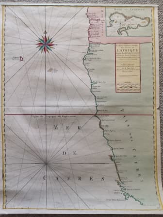 Maps - RARE PIERRE MORTIER MAP OF AFRICA, 1700 was listed for R1,500.00 on 12 Feb at 17:01 by ...