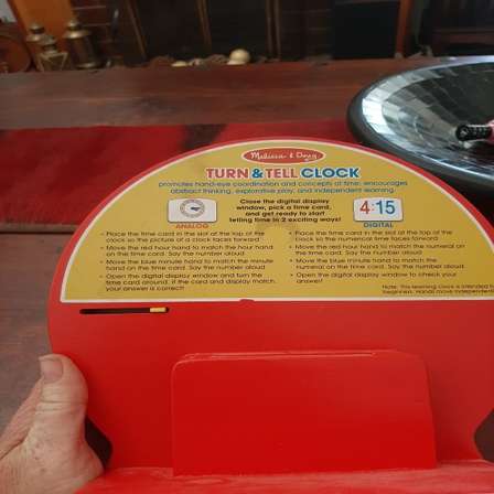 melissa and doug turn and tell clock