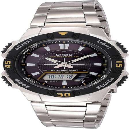 casio tough solar set time