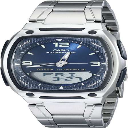 casio men's world time illuminator watch