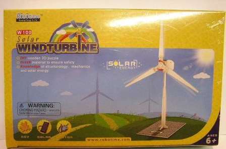 robotime solar wind turbine