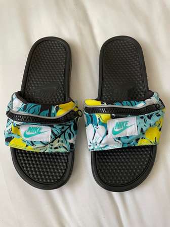 nike benassi jdi fanny pack printed