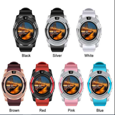round smartwatch with camera