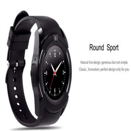 round smartwatch with camera