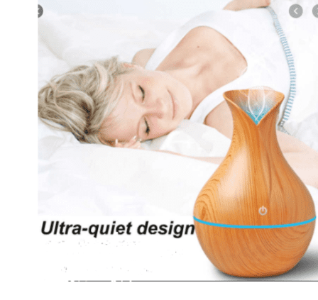 Ultrasonic Aroma Humidifier with Color Changing LED