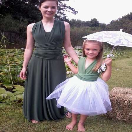 girls infinity dress