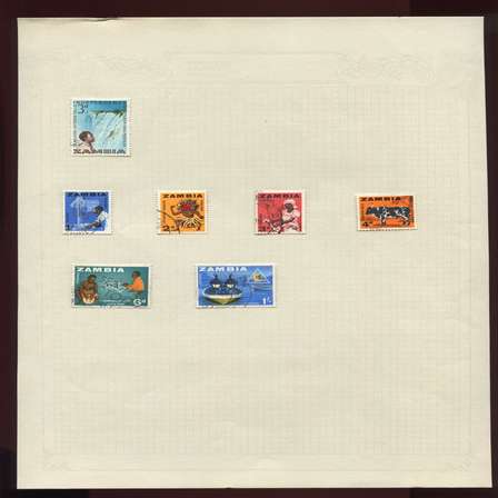 Zambia - Zambia - 7 Stamps Mounted On Old Album Page was listed for R6.00 on 31 Jul at 21:02 by ...