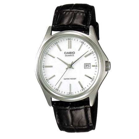 casio classic leather watch