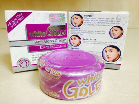 white gold face cream