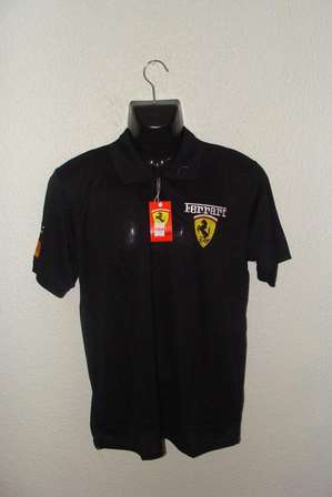 Mens Ferrari Short Sleeve Golf T Shirt 