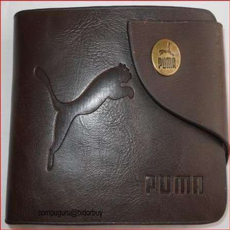 puma leather wallet