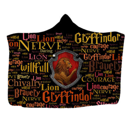 gryffindor hooded blanket