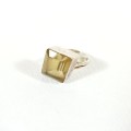 925 Sterling Silver Ring weight 9.7g size N as per photo