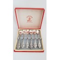 1838-1938 Voortrekker Eeufees Set of 6 Nickel-Silver Teaspoons as per photo