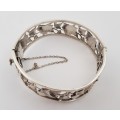 925 Vintage Sterling Silver Bangle weight 27.4g as per photo