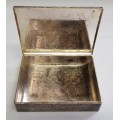 Vintage Silver Plated Trinket Box as per photo