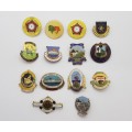 Lot of 14 bowling badges as per photo