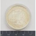 1995 South Africa Silver Protea R1 Coin SA Mint as per photo