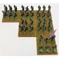 British 95th Rifles Infantry lot of 36 lead soldiers 25mm  - as per photo