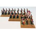 Portugese 1812 Infantry lot of 36 lead soldiers 25mm  - as per photo