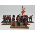 British Infantry lot of 36 lead soldiers 25mm  - as per photo