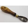 Antique Spoon with Wooden Handle as per photo