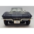 1963 ERTL Chevrolet Corvette Stingray 1:18 diecast model car as per photo