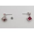 925 Sterling Silver Earrings weight 2,1g as per photo