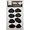 Pack of 16 Self Adhesive Chalkboard Labels as per photo