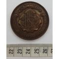 1896 1 Ounce Bronze National Amateur Garden Association Medallion as per photo