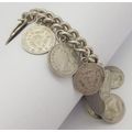 925 Sterling Silver Tickey Bracelet, weight 43,3g  as per photo