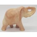 Carved Soap Stone Elephant Figurine as per photo