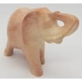 Carved Soap Stone Elephant Figurine as per photo