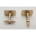 Pair of Gold Plated Cuff links as per photo