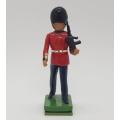 British Queen`s Guard Lead Figurine with machine gun as per photo