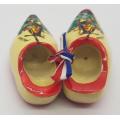 Hand Carved and Painted Dutch Clog Ornaments as per photo