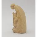 Hand Made Baby Jesus, Mother Mary and Father Joseph wood carving as per photo