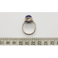 925 Sterling Silver Ring weight 7.1g size P as per photo