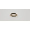 925 Sterling Silver Ring weight 2.7g size P as per photo