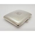 Antique Sterling Silver Hallmarked B. Bross Cigarette Case weight 73g (8.5x7cm) as per photo