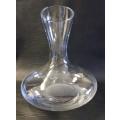 Glass Decanter height 26cm as per photo