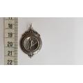 Antique Silver Medal Pendant English Silver Hallmarked weight 4.7g as per photo