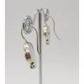 Vintage Sterling Silver Floral Earrings Designed by JL (Jessica-Lee) weight 5.7g as per photo