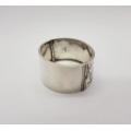 Sterling Silver Antique English Victorian Engraved Bangle Hallmarked weight 26g in box as per photo