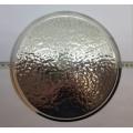 Hammered Round Silver Plated Tray as per photo