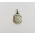 925 Sterling Silver Mother of Pearl Pendant weight 5.4g as per photo