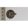 Northlands Friendship and Service Medal Pendant Stamped 900 weight 7.4g as per photo