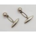 925 Sterling Silver Cufflinks weight 4.3g as per photo